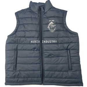 Chaleco Acolchado Grueso para Hombre con Logotipo Personalizado, Chaleco de Invierno, Chaqueta Acolchada Mate Personalizada, Chaleco Sin Mangas Acolchado con Burbujas - Product Image 2