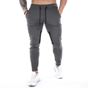 2026 New Men's Navy Blue Sweatpants With Side Pockets Elastic Waist <b>Drawstring</b> Casual Joggers Breathable Knitted Fit Spring Wear - Product Image 6