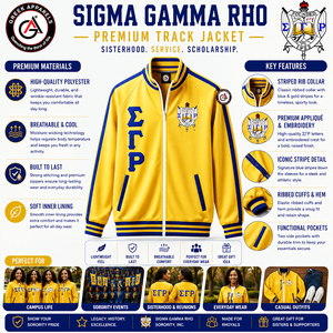 Sigma Gamma Rho Sorors Embroidery <b>Women</b> Coaches <b>Jackets</b> | SGR Sorority Embroidered Ladies Custom Style Line <b>Jacket</b> - Product Image 5