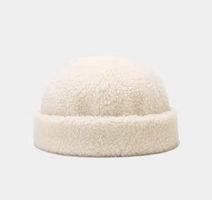 Bonnet unisexe en fausse fourrure avec cache-oreilles, couleur unie, chaud pour l'hiver, pour adultes, style décontracté en peluche réglable - Product Image 1