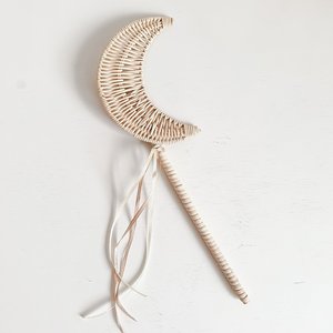 Varita de arcoíris de madera, juguete de simulación de hadas para niños pequeños, venta al por mayor, juguetes de ratán para niños - Product Image 5