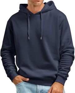 Sweat-shirts à capuche pour hommes en molleton 100% coton avec poche, logo personnalisé, design de couleur personnalisé, haute qualité, faible MOQ - Product Image 5