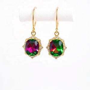 Exclusive 925 <b>Sterling</b> <b>Silver</b> Fancy Shape Multi-Gemstone Earrings for Women Trendy Fashion Party Accessory - Product Image 3