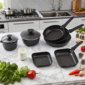 Poêle à frire antiadhésive multi-usages, idéale pour les cuisines domestiques et la préparation quotidienne des repas. - Product Image 6