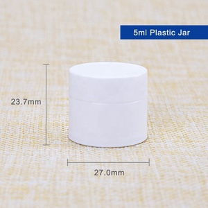 Listo para enviar 5ml 10ml 15ml 20ml 30ml Tarro blanco mate Cosmético - Product Image 2