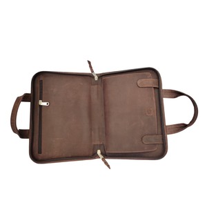 Elegante Maletín de Cuero Genuino Vintage para Portátil, Anti-Robo, Impermeable, Resistente, Portátil, Bandolera, A Prueba de Golpes, Bolsa Suave - Product Image 3