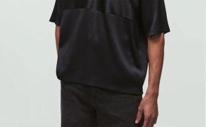 Camiseta Unisex Oversize de Algodón con Hombros Caídos, Ajuste Relajado, Suave y Transpirable, Estilo Casual de Verano, Urbana, a la Moda, Lisa y Sólida - Product Image 5