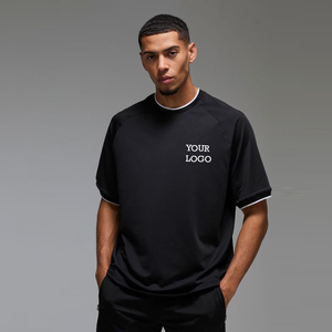 เสื้อยืดเปล่าผู้ชายขายส่ง ปี 2026 เสื้อยืดผู้ชายฤดูร้อนแบบกำหนดเอง ขายส่ง รองรับ OEM ผลิตในปากีสถาน - Product Image 1