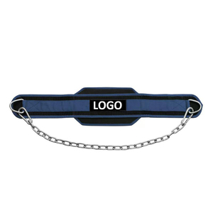 Manufacturer Dip <b>Belt</b> Chain Weightlifting Heavy Duty Strong Non-Slip Strength Training Professional Protection Unisex Adjustable - Product Image 1