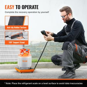 Alta precisione 5g di recupero elettronico digitale bilancia 220 LBS HVAC ricarica telecomando cablato bilancia batteria a secco - Product Image 6