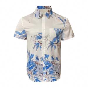 Chemises Hawaïennes en Gros pour Hommes – Motifs Floraux Décontractés, Boutonnage Simple, Manches Courtes, Jusqu'à la Taille 6XL – Idéales pour les Vacances - Product Image 1