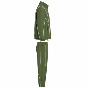 Veste coupe-vent à capuche pour adultes, fermeture éclair, manches longues, tenue décontractée, survêtement sportif pour l'hiver - Product Image 3