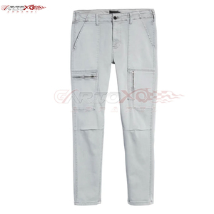 Fashionable Men's <b>Cargo</b> <b>Pants</b> Tapered Leg Side Flap Pockets Streetwear Durable Cotton Wholesale - Product Image 2