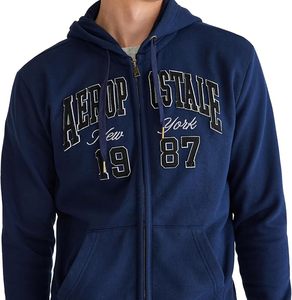 Sudadera con capucha y cremallera completa Aero Logo para hombre - Product Image 2