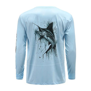 Cómodo transpirable sublimación pesca Jersey último diseño gran oferta sublimación pesca Jersey - Product Image 3