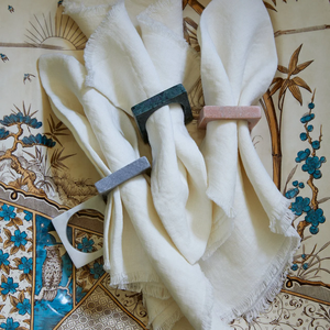 Marble Napkin Ring Best selling Tissue Holder <b>Matte</b> Luxury Look for Wedding <b>Table</b> Cheap Price - Product Image 3