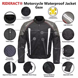 Chaqueta Resistente de Cordura, Impermeable y Cortavientos, para Motocicleta, Ropa de Trabajo, Proveedor Profesional de Ropa para Exteriores - Product Image 3