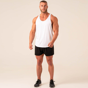 เสื้อกล้ามออกกำลังกายเนื้อผ้านุ่มสบาย ยืดหยุ่น ระบายอากาศได้ดี ผลิตจากผ้าสแปนเด็กซ์และผ้าฝ้าย รับผลิตแบบ OEM แบรนด์ส่วนตัว โรงงานผลิต ป้องกันการเกิดขุย แห้งเร็ว - Product Image 6