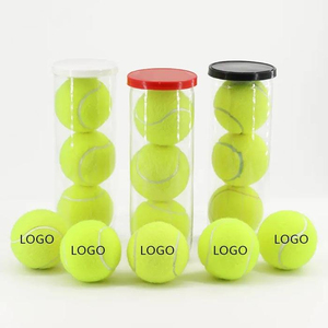 Balle de tennis en feutre jaune durable pour l'entraînement et le divertissement - Product Image 4