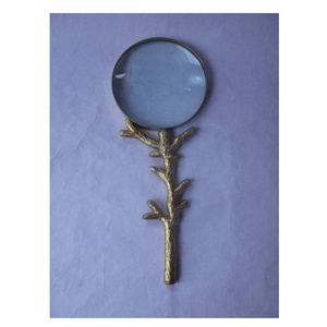 Loupe de lecture de haute qualité plaquée or, protection oculaire pour une lecture améliorée des livres, journaux et documents - Portable - Product Image 5