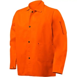 Veste de soudeur industrielle haute qualité et robuste, haute visibilité classe 1, vêtements de travail avec logo personnalisé pour la lutte contre les incendies - JNM SAFETY - Product Image 1
