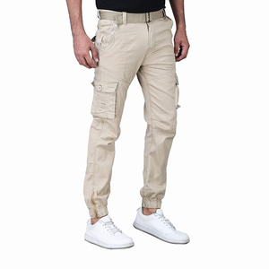 Pantalones Cargo para Hombre Más Vendidos en Tela de Algodón, Precio al por Mayor, Elegantes Pantalones Cargo con Botones para Hombre, Ropa Casual para Adultos - Product Image 3