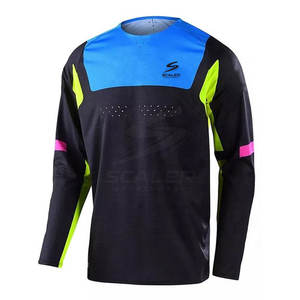 Traje de Seguridad para Motocross con Sublimación de Camuflaje Personalizado OEM, Jersey de Ciclismo de Montaña y Descenso en Poliéster - Product Image 2