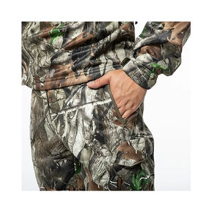 Vêtements imperméables, design OEM, pantalon de chasse vert pour homme avec plusieurs poches, pantalon de chasse camouflage - Product Image 5