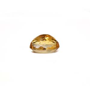 Natural Citrine Loose Gemstone 4.95 Carat Pear Oval Shape for Fine Jewelry - Product Image 3