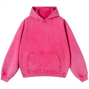 Sweat-shirts pour hommes, coupe classique, en tissu polaire, avec poches, effet délavé, respirants, amples, avec faible MOQ - Product Image 4
