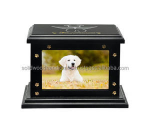 Handmade Funeral Wooden <b>Urn</b> for <b>Pet</b> <b>Ashes</b> Wood Cremation <b>Urns</b> for Cat and Dog <b>Ashes</b> - Product Image 6
