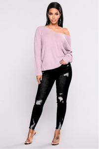 Jeans Rotos de Tallas Grandes para Mujer, Jeans Ajustados Sexys de Mezclilla, Pantalones Casuales de Moda Urbana, Jeans Elásticos Tipo Mom para Mujer - Product Image 4