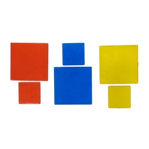 Bloques Geométricos de Plástico Translúcido, Rompecabezas Geométricos de Matemáticas y Lógica, Bloques de Atributos - Product Image 4