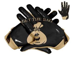 Gants de football américain personnalisés antidérapants à doigts entiers avec sangle de poignet réglable et poignées pour une utilisation unisexe en extérieur en hiver - Product Image 1