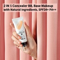 YADAH Silky Fit BB Concealer Cream 21 LIGHT BEIGE Alas Bedak Pelembap untuk Kulit Kering dan Sensitif 35ml Tube