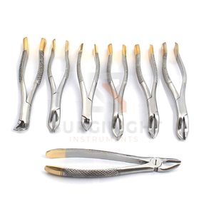 Pinza de Extracción Dental de Acero Inoxidable con Dientes Serrados, Instrumento Quirúrgico Manual, OEM Personalizado, Certificación CE - Product Image 2