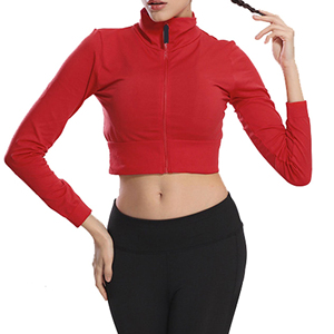 OEM Customized Fitness Clothing Hooded <b>Yoga</b> <b>Jacket</b> Slim Fit Thumb Hole Fitness Track <b>Jacket</b> for Women's - Product Image 6