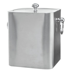<b>Galvanized</b> Ice Bucket With Lid Wooden Handles Scoop Metal Beer Chiller Wine <b>Tub</b> For Party Bar Hotel Outdoor BBQ - Product Image 3
