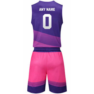 Conjunto de Uniforme de Baloncesto Personalizado de Alta Calidad, Jersey y Pantalones Cortos Transpirables de Alto Rendimiento para Deportes de Equipo - Product Image 3