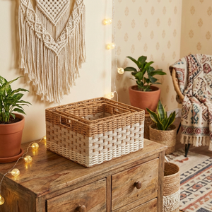 Custom Sizes Water Hyacinth Laundry Baskets <b>Storages</b> Eco Friendly Clothes <b>Hamper</b> for Hotels and Retail Shops Home Decor - Product Image 4