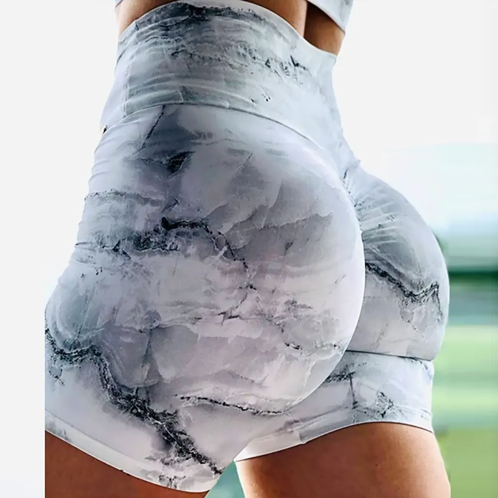Fsda-shorts de motard respirants et personnalisés pour femmes, en maille imprimée camouflage, avec spandex serré, pour la gym, l'athlétisme