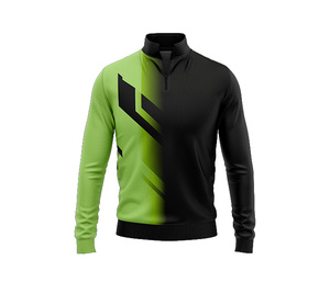 High Performance Sublimation Quarter Zip <b>Jacket</b> Men Women Youth Sportswear Quick Dry Team Pullover - Product Image 3