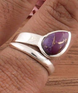 Anillo de Boda Clásico Minimalista de Plata de Ley con Gema en Forma de Pera, Corte Lágrima, para Mujer, Anillo Delicado con Diseño de Gota de Agua, Joyería de Moda para Fiesta - Product Image 2