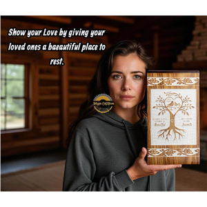 Handcrafted lifetree urn & Natural Wood Cremation Urn Ashes <b>Box</b> Artistic Funeral <b>Memorial</b> Keepsake by AYAANS - Product Image 5