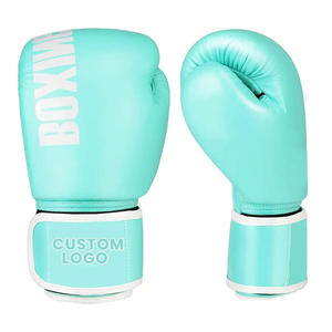 Guantes de Boxeo de Cuero PU con Logotipo Personalizado, Acolchado Grueso, Soporte para Muñeca, Entrenamiento, Sparring, Guantes Deportivos para Boxeo con Saco Pesado, OEM - Product Image 3