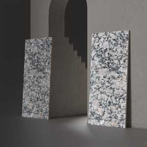 Hot SellingWhite Ruff Granite Dalle de taille personnalisée Pierre naturelle polie pour comptoirs Vanity & Flooring - Product Image 3