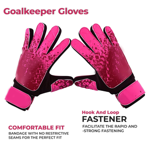 Gants de gardien de but en cuir personnalisés de haute qualité, fabriqués au Pakistan, pour l'entraînement au football et au soccer, avec protection des doigts. - Product Image 4