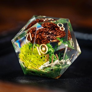 Dés en résine pour la logistique mondiale de la chaîne d'approvisionnement, dés polyédriques en résine pour le jeu de rôle professionnel sur table, accessoires de jeu en gros - Product Image 2