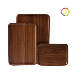 Bandeja de Madera Multifuncional con Apariencia Minimalista, Adecuada para Servir, Exhibir Productos y Organizar el Hogar - Product Image 2