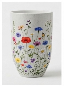 Hot Selling Handmade Iron Round Flower Planter <b>Decal</b> Enamel Finished <b>for</b> Home and Garden Decoration Floor Use Customized - Product Image 2
